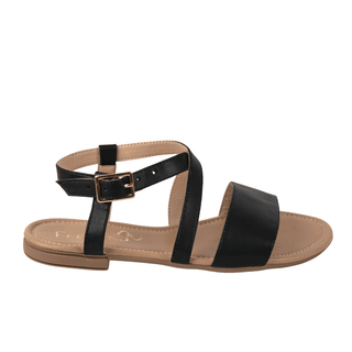 Sandalias Planas para Mujer - Princesa Negro | FRESHKA CO