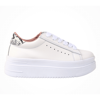 Tenis Blancos suela Alta Para Mujer - Boa | FRESHKA CO