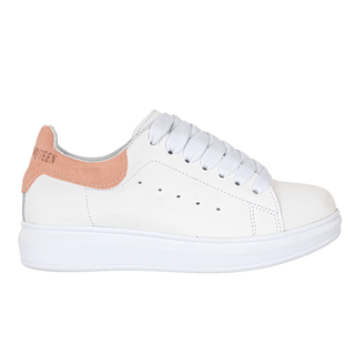 Tenis clásicos para mujer Blanco con Rosa - Queen | FRESHKA CO