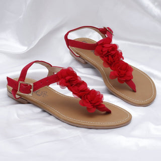 Sandalias Jazmin Roja | FRESHKA CO