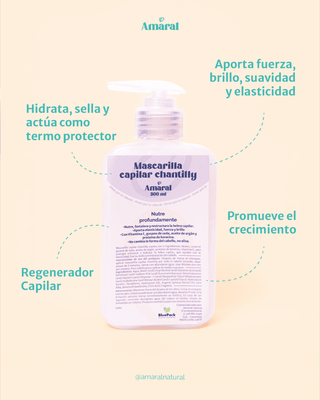 Mascarilla capilar chantilly Amaral | FRESHKA CO